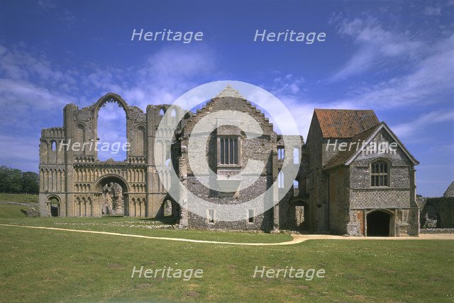 Castle Acre Priory, Norfolk, 1997. Artist: J Bailey