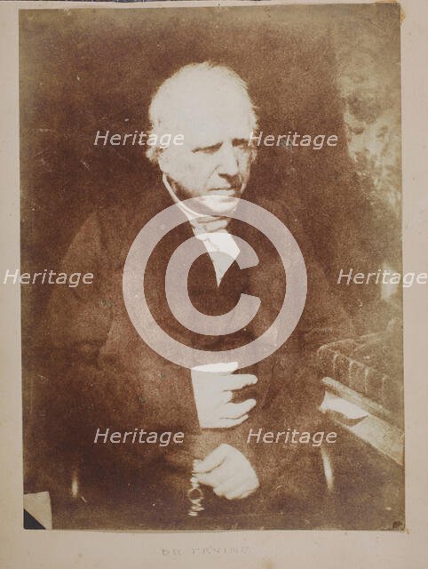Dr. David Irving, 1843/47. Creators: David Octavius Hill, Robert Adamson, Hill & Adamson.