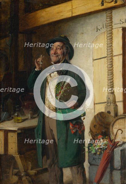 Botanist´s Dearest Flower, 1870-1890. Creator: Hermann Armin Kern.