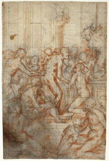 Study for the Purification of the Virgin, c. 1577. Creator: Giovanni Battista Naldini.