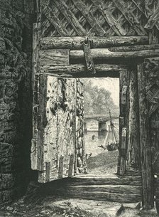'A Peep through the Gateway, Chepstow Castle', c1870.