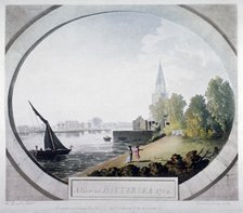 'A View at Battersea', 1784.                                Artist: Francis Jukes