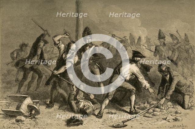 'Defence of the Liberty Pole in New York', (1877). Creator: Albert Bobbett.