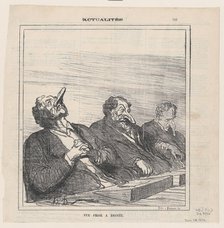 Vue prise à droite, 1872. Creator: Honore Daumier.