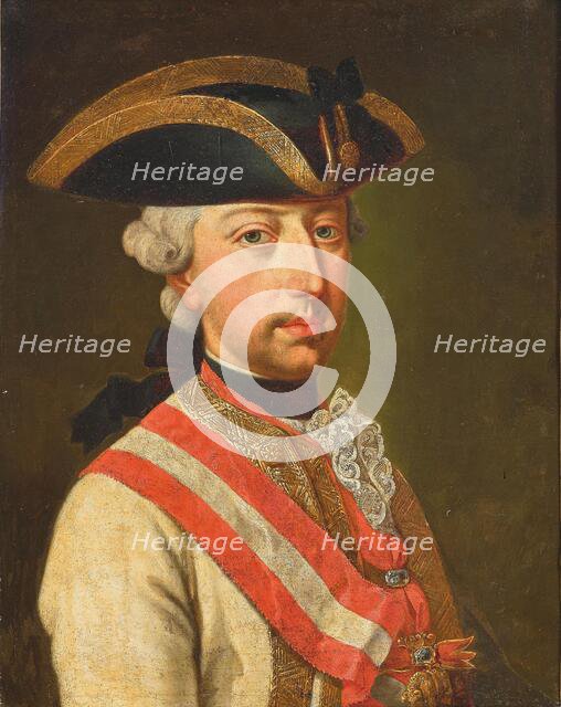 Portrait of Emperor Joseph II (1741-1790), c. 1780. Creator: Anonymous.