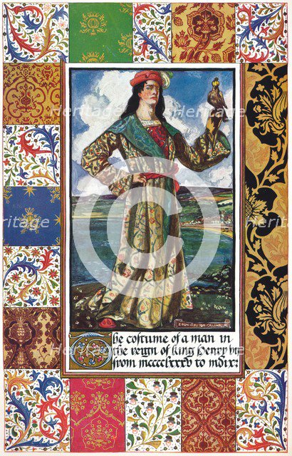 The Costume of a Man in the Reign of King Henry VII, 15th century, (1904). Artist: Unknown