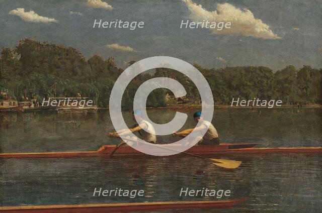 The Biglin Brothers Racing, 1872. Creator: Thomas Eakins.