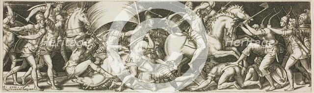 Battle of Cavaliers and Infantrymen, 1550/1572. Creator: Etienne Delaune.