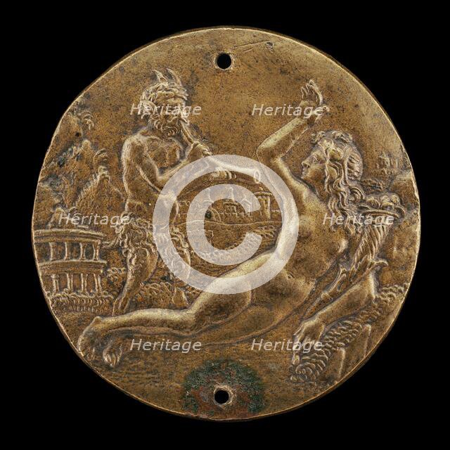 Abundance and Satyr, 1505 or after. Creator: Pseudo Antonio da Brescia.