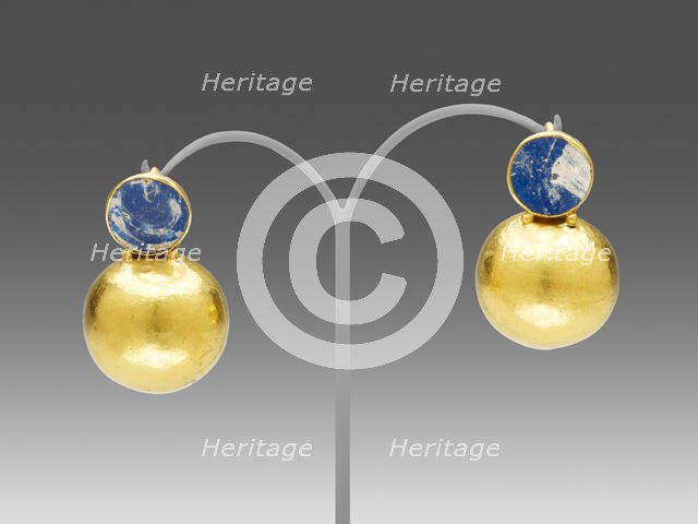 Pair of Earrings, 1st century. Creator: Unknown.