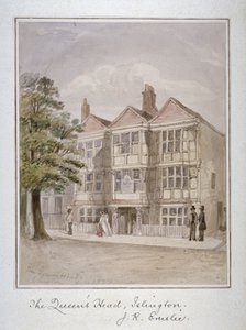 The Queen's Head Inn, Islington, London, 1827. Artist: John Phillipps Emslie