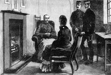 The State of Ireland: Mr. Parnell interviewed in Kilmainham Jail, 1881. Creator: Unknown.