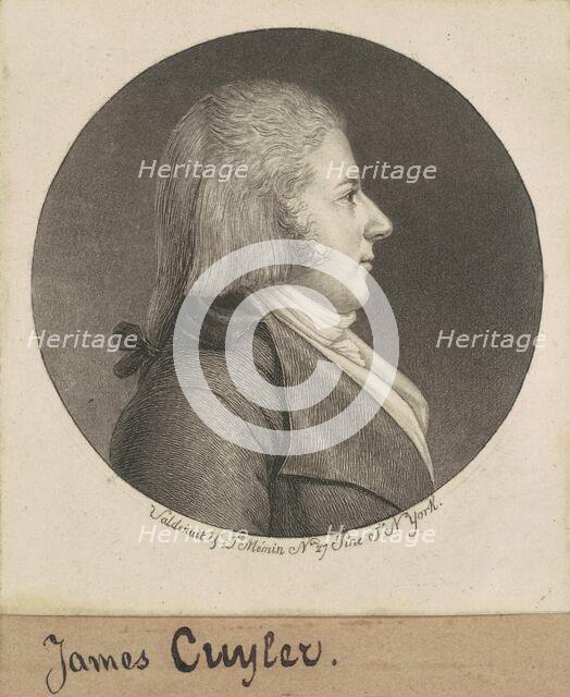 James Cuyler, 1796-1797. Creator: Charles Balthazar Julien Févret de Saint-Mémin.