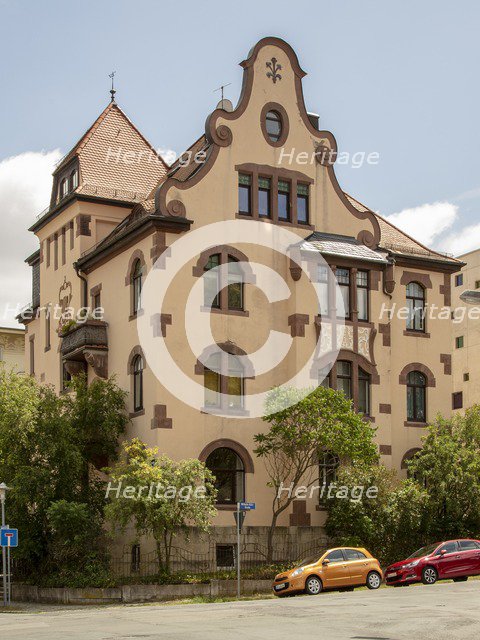 Villa Sommerling, Cranachestrasse 13, Weimar, Germany, (1901), 2018.  Artist: Alan John Ainsworth.