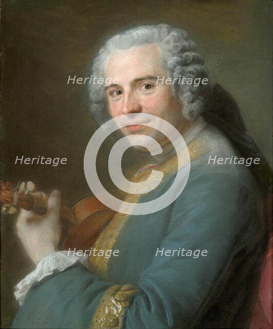 Portrait of Jean-Joseph Cassanéa de Mondonville, 1746/47. Creator: Maurice-Quentin de La Tour.
