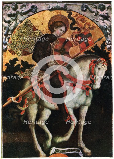 'St Chrisogonus', 15th century, (1933). Artist: Michele Giambono