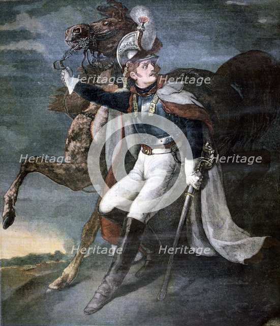 'The Wounded Cuirassier', 1893. Artist: Theodore Gericault