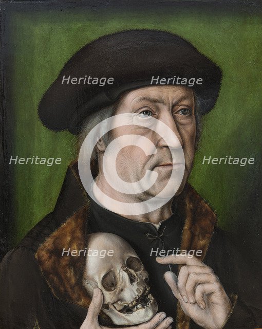 Self-Portrait with a Skull, c. 1520.