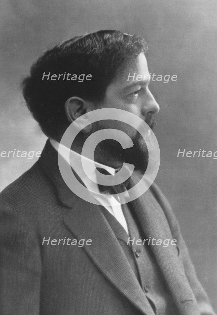Claude Debussy (1862-1918), French composer. Creator: Nadar.