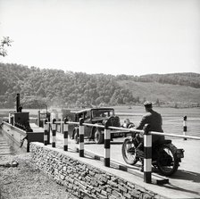 Car ferry, Lake Windermere, Lake District, c1955.  Creator: Arthur Charles Kirby Ware.