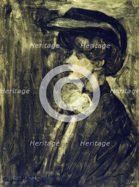 Portrait of Constance McIntyre, c1900s. Creator: Raymond McIntyre.