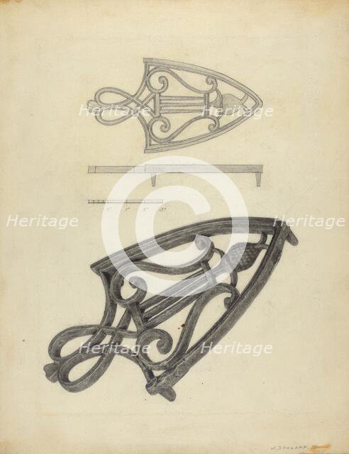 Trivet, c. 1938. Creator: Jack Staloff.