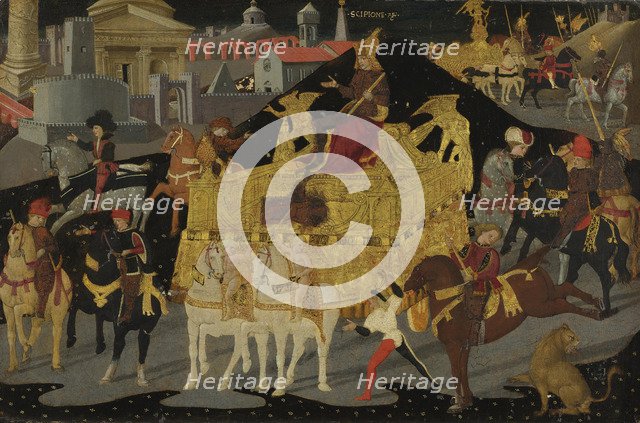 The Triumph of Scipio Africanus. Artist: Apollonio di Giovanni di Tommaso (ca. 1415-1465)