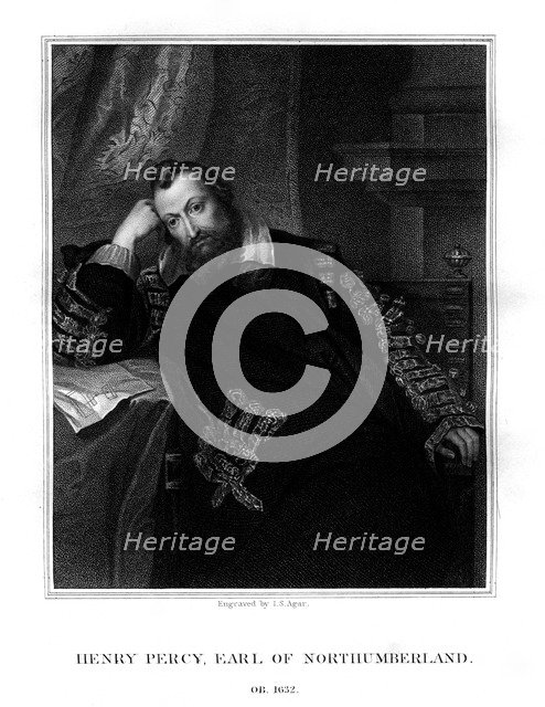 Henry Percy, 9th Earl of Northumberland, (1824).Artist: John Samuel Agar