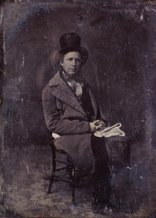 Horace Greeley, between 1844 and 1860. Creator: Mathew Brady.