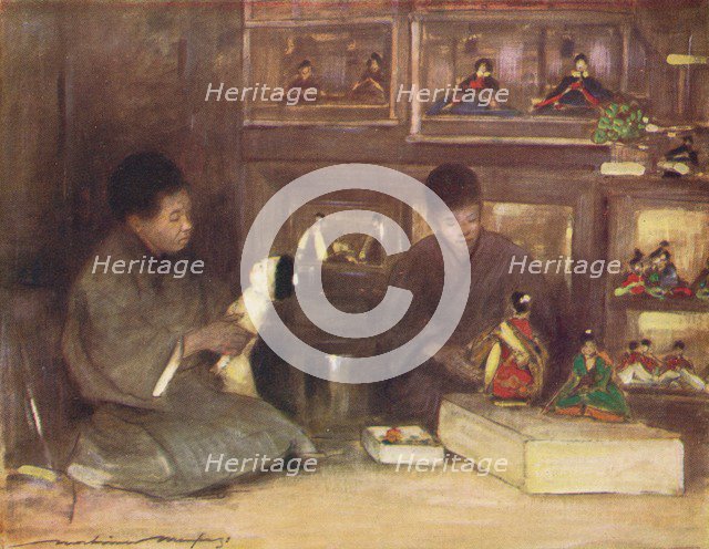 'A Toy-Shop', c1887, (1901). Artist: Mortimer L Menpes.