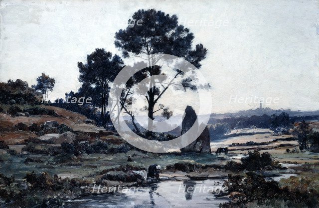 'Douarnenez', 1885.  Artist: Emmanuel Lansyer