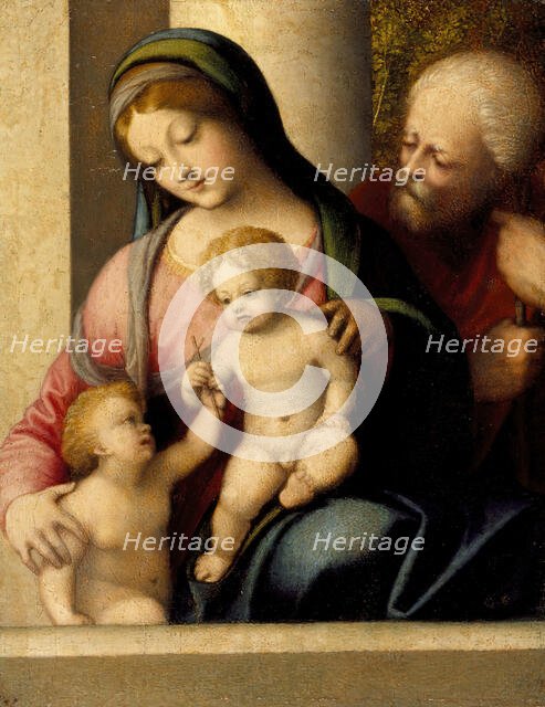 Holy Family with the Infant St. John, c1515. Creator: Antonio da Correggio.