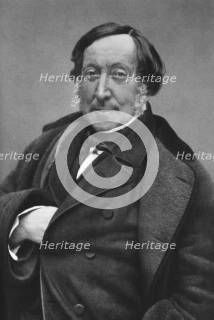 Gioachino Rossini (1792-1868), Italian composer. Creator: Nadar.