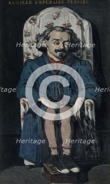 Achille Emperaire, 1867-1868. Artist: Cézanne, Paul (1839-1906)