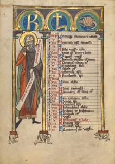 Haggai; Psalter, about 1240-1250. Creator: Unknown.