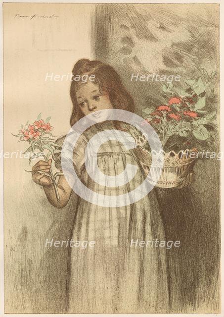 Bouquetière, published 1899. Creator: Firmin Bouisset (French, 1859-1925); Imprimerie Champenois.