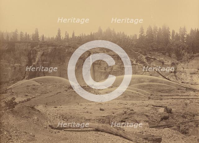 Malakoff Diggins, North Bloomfield, Nevada County, 1871. Creator: Carleton Emmons Watkins.