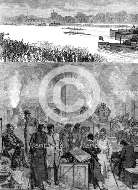 The Oxford and Cambridge Boat-Race, 1880. Creator: Unknown.