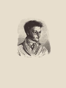Portrait of Ernst Theodor Amadeus Hoffmann (1776-1822), 1821. Creator: Hensel, Wilhelm (1794-1861).