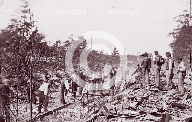 Bull Run. Orange and Alexandria R.R. near Union Mills, 1861-65. Creators: Tim O'Sullivan, George N. Barnard.