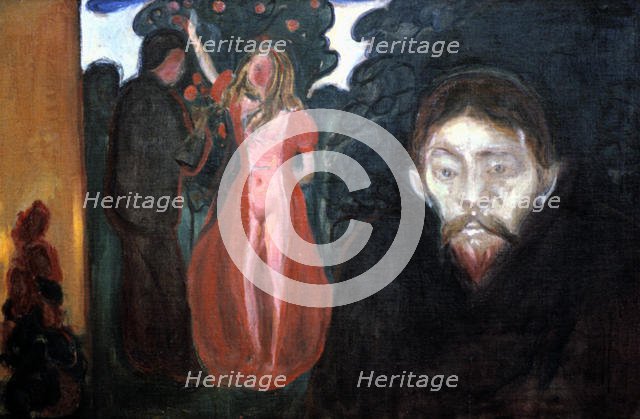 'Jealousy', 1895. Artist: Edvard Munch