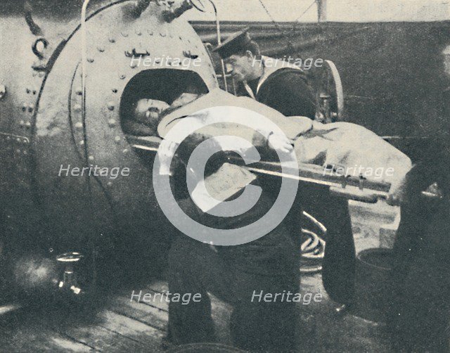 'A Recompression Chamber', 1936. Artist: Unknown.