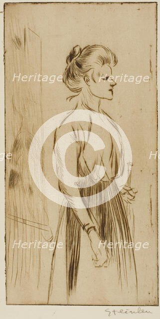 Hard Woman, 1898. Creator: Theophile Alexandre Steinlen.