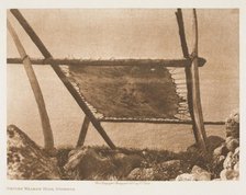 Drying Walrus Hide, 1928. Creator: Edward Sheriff Curtis.