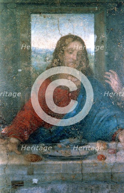 'The Last Supper', Detail, 1495-1498. Artist: Leonardo da Vinci