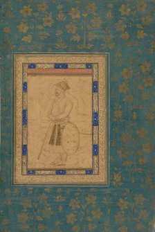 Portrait of an Unidentified Noble from Shah Jahan's Court, c. 1640-1650. Creator: Unknown.