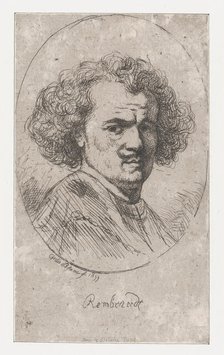 Portrait of Rembrandt, 1859. Creator: Charles Blanc.