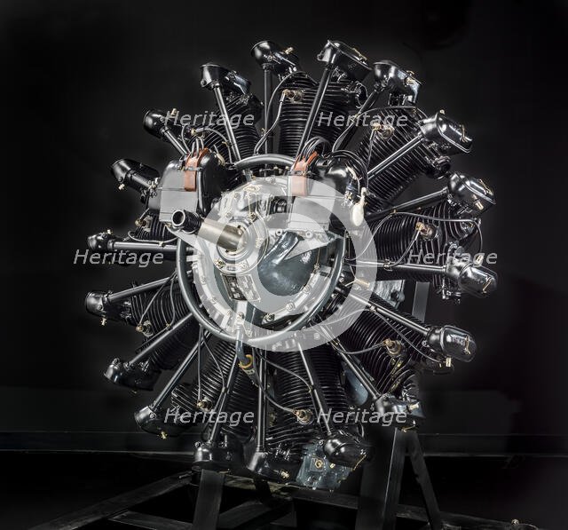 Wright Whirlwind R-790-A (J-5) Radial 9 Engine, 1920s. Creator: Wright Aeronautical.