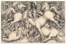 Group of Seven Horses, 1534. Creator: Hans Baldung.