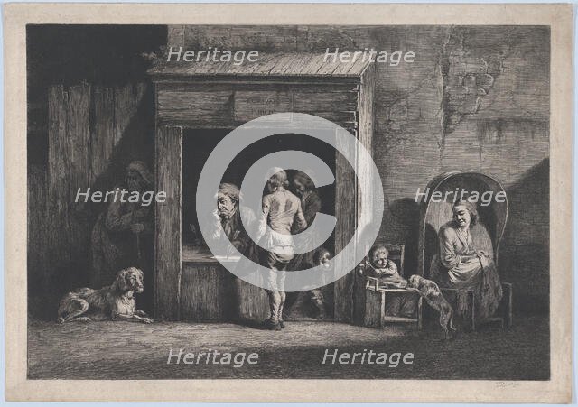 Public Writer, 1790. Creator: Jean-Jacques de Boissieu.